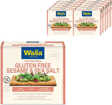 Wasa pan crujiente con sésamo y sal marina sin gluten 10x240g
