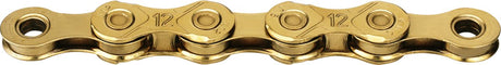 Cadena de bicicletas KMC X12 TI-N Gold Black 126 Schakels