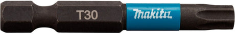 Punta de destornillador de impacto makita impacto negro t30x50mm 2uds - b-63806