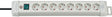 Brennerstuhl regleta premium-line de 8 vías gris claro 3m h05vv-f 3g1.5