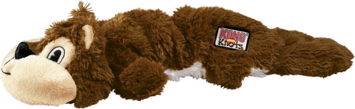 Kong scrunch club ardilla s - juguete para masticar - 300 mm x 84 mm x 51 mm - multicolor