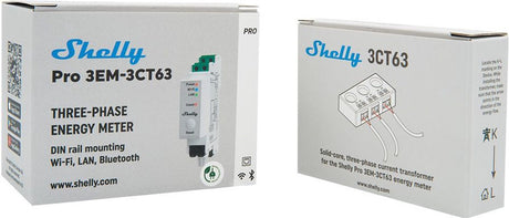 Shelly pro 3em-3ct63
