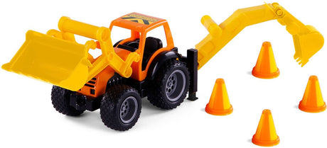 Tractor de excavador de agarre Cavallino con neumáticos de goma, 38.5 cm