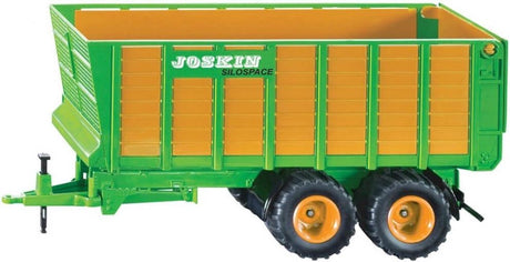 Siku 2873, vagón de ensilado, 1:32, metal plástico, verde naranja, piezas móviles