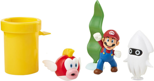 Diorama submarino Jakks Nintendo 6cm