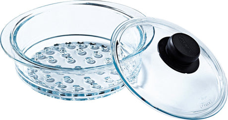 Cesta de vapor Pyrex con tapa - ø20 cm -