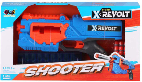 Juguetes Lobbes, por ejemplo, shooter x revolt, con 12 flechas suaves