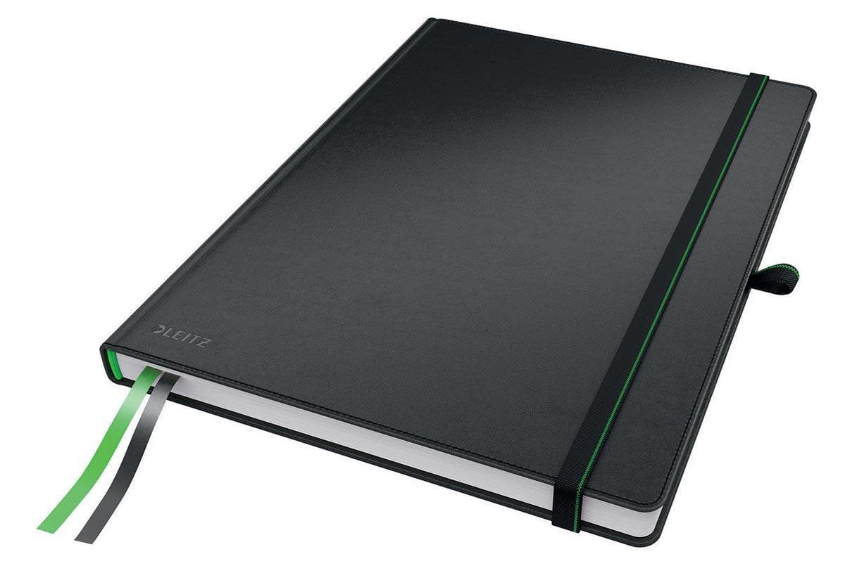 Cuaderno completo Leitz A4 rayado - con tapa dura - negro