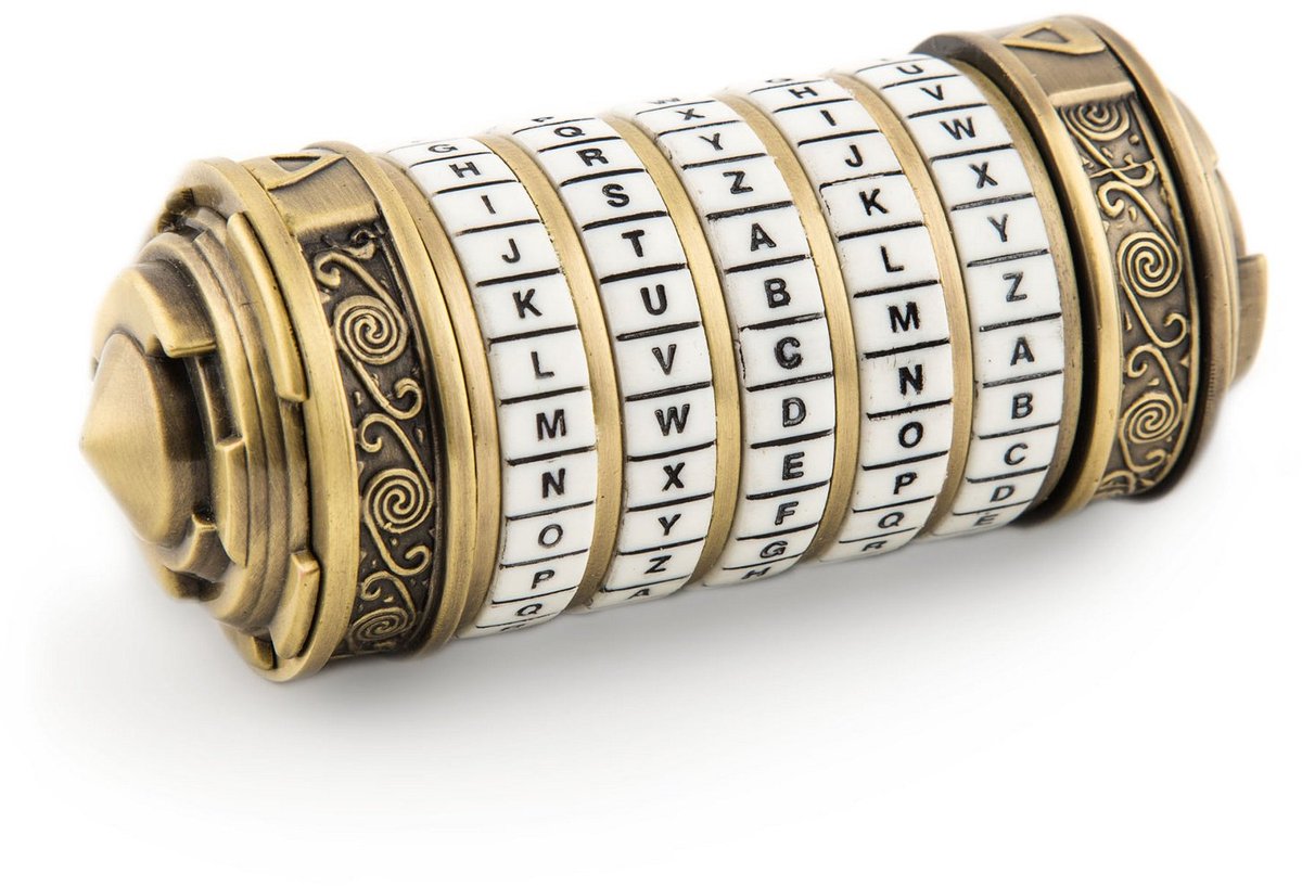 Colección noble código da vinci - mini réplica - cryptex