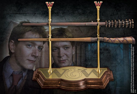 Harry potter la colección noble (mágica) varita varita colección los gemelos weasley marrón