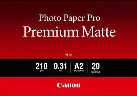 Canon 8657b017 paquete de papel fotográfico a2 blanco mate
