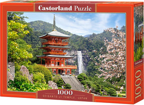 Templo Castorland Seiganto-ji, Japón – Puzzle – 1.000 piezas – Acabado satinado – Ajuste perfecto – Calidad europea