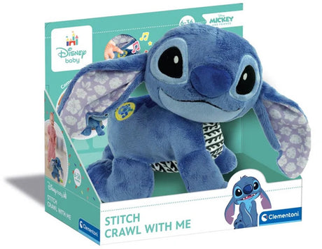 Clementoni peluche interactivo bebe punto disney gateando