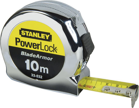 Cinta métrica stanley powerlock blade armour 10m (tarjeta)