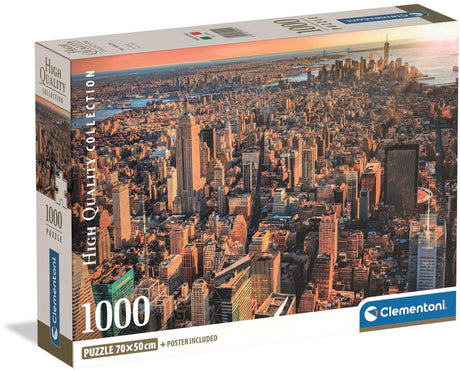 Clementoni rompecabezas ciudad de nueva york, 1000 uds.