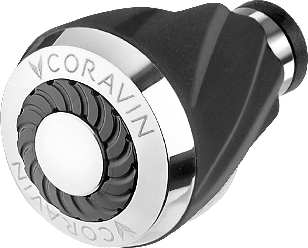 Aireador Coravin - aireador de vino - acero inoxidable - 20x30 cm - plateado