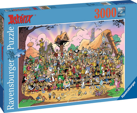 Ravensburger puzzle astérix obélix - 3000 piezas - personajes de dibujos animados.