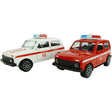 Jeep policía Aro con retroceso 11cm colores surtidos