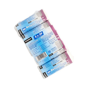 Papstar bolsas de basura con pedal 5 litros 5 rollos de 20 piezas blanco