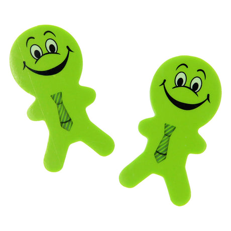 Borrador Duckiez - cara sonriente, 2 uds.