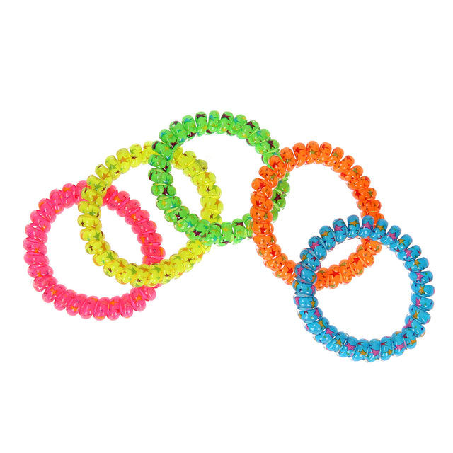 Pulsera Duckiez neón con estrellas