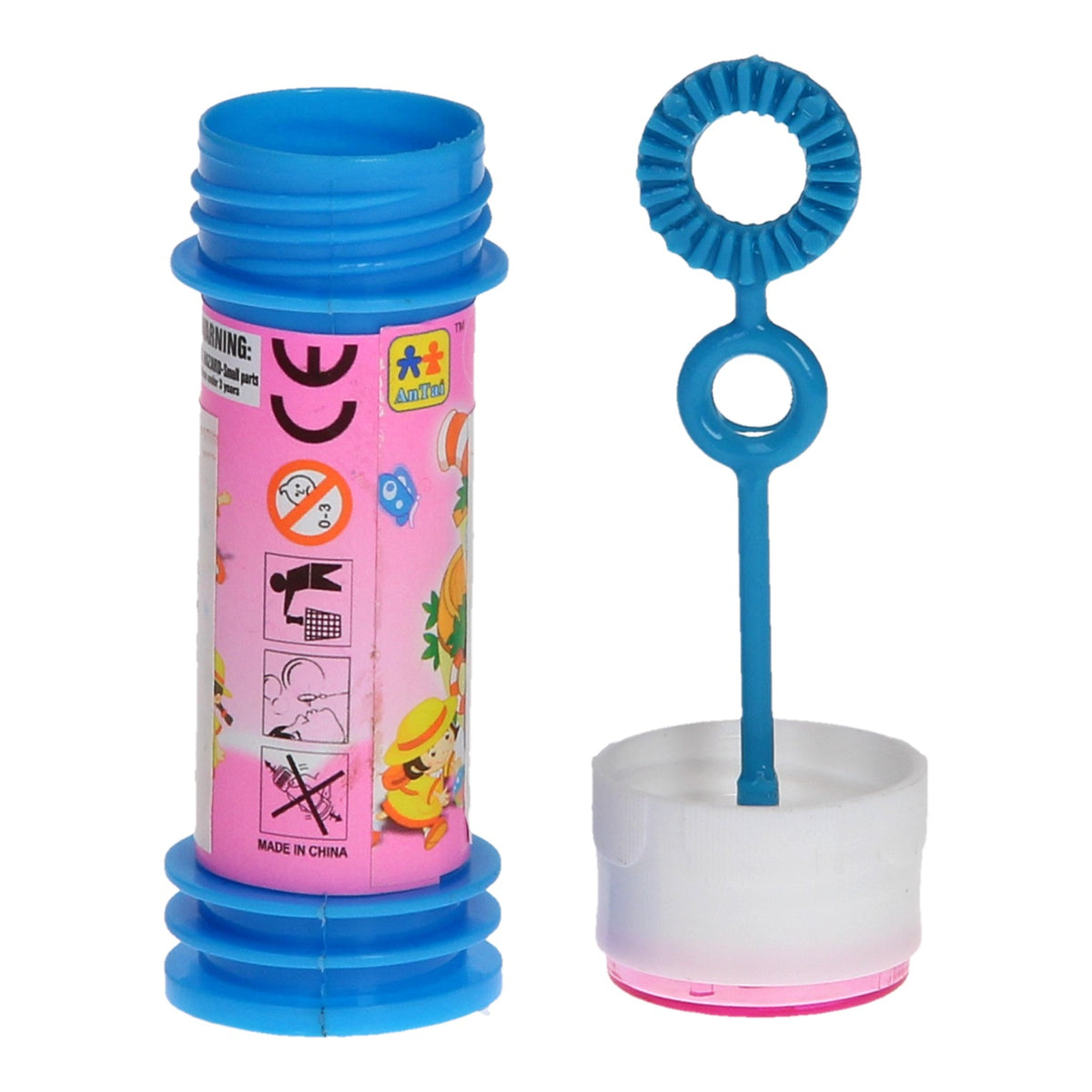 Soplador de burbujas Duckiez con juego de paciencia, 24 uds.