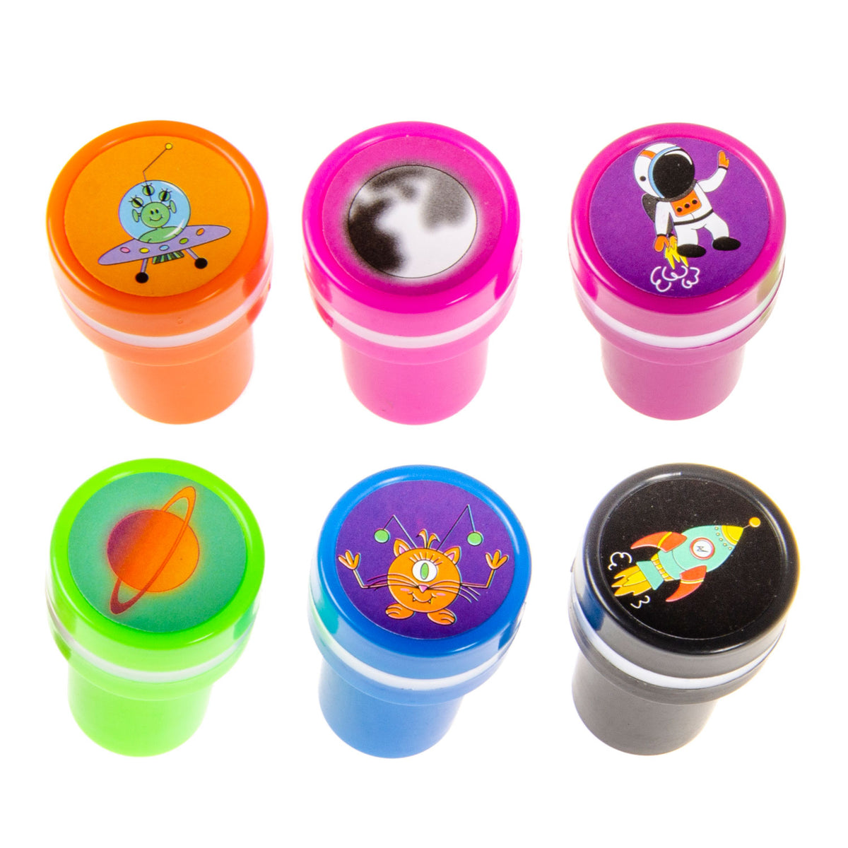 Sello de viaje espacial Duckiez