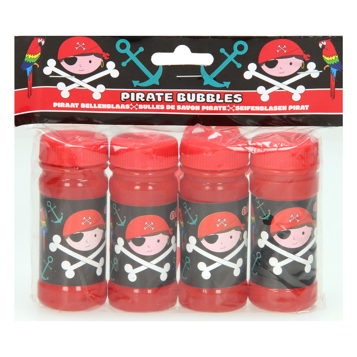 LG-imports piratas que soplan burbujas, 4x50ml