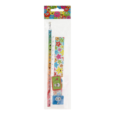 Duckiez set de escritura carita sonriente