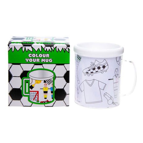 Duckiez colorea tu propia taza de fútbol