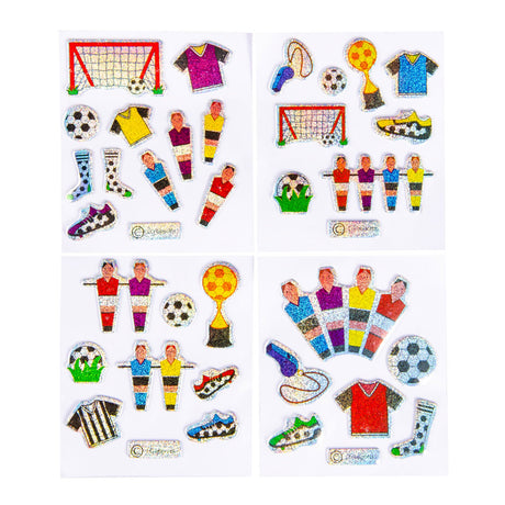 Duckiez pegatinas de fútbol brillantes