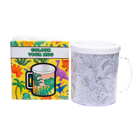 Duckiez colorea tu propia taza dino
