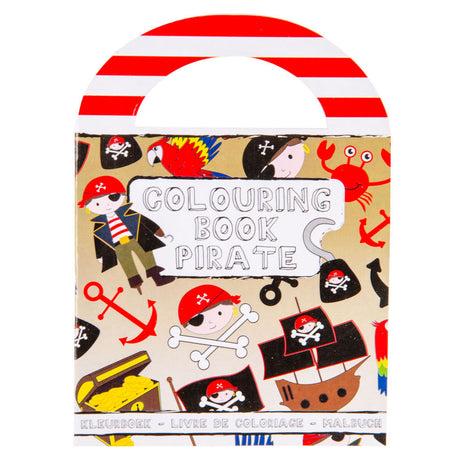Libro para colorear Duckiez con pegatinas de piratas