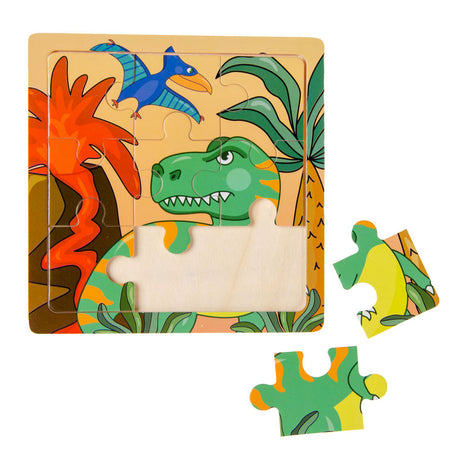 Puzzle de madera Duckiez (espacio, pirata o dinosaurio)