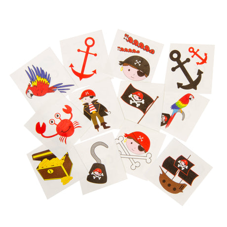 Tatuajes de Duckiez pirata, 12 uds.