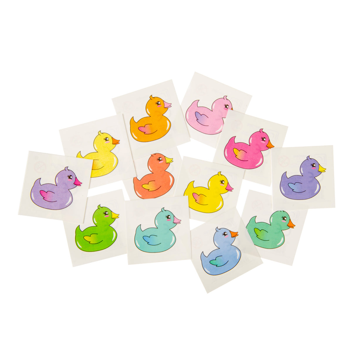 Duckiez tatuajes patos, 12 uds.