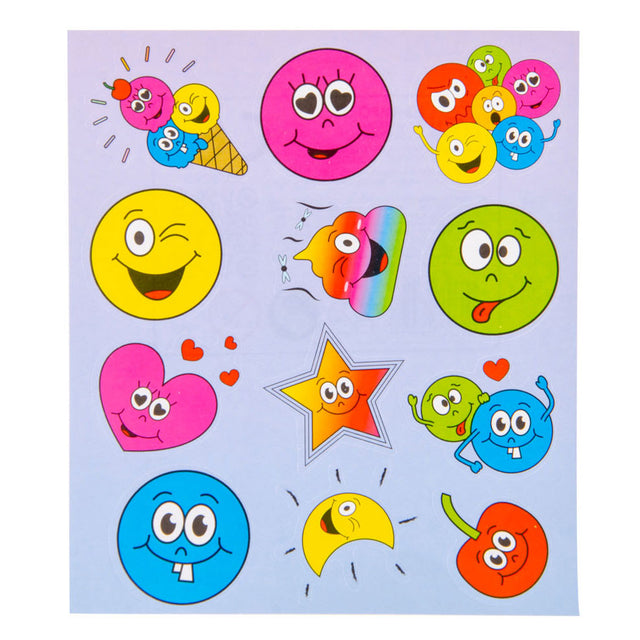 Caras de la hoja de pegatinas Duckiez