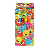 Lápices de colores Duckiez cara sonriente, 6 uds.