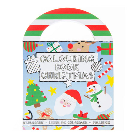 Libro para colorear Duckiez con pegatinas navideñas