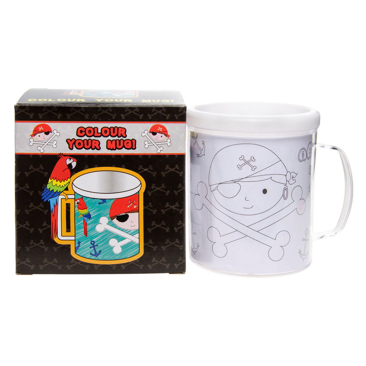 Duckiez colorea tu propia copa pirata
