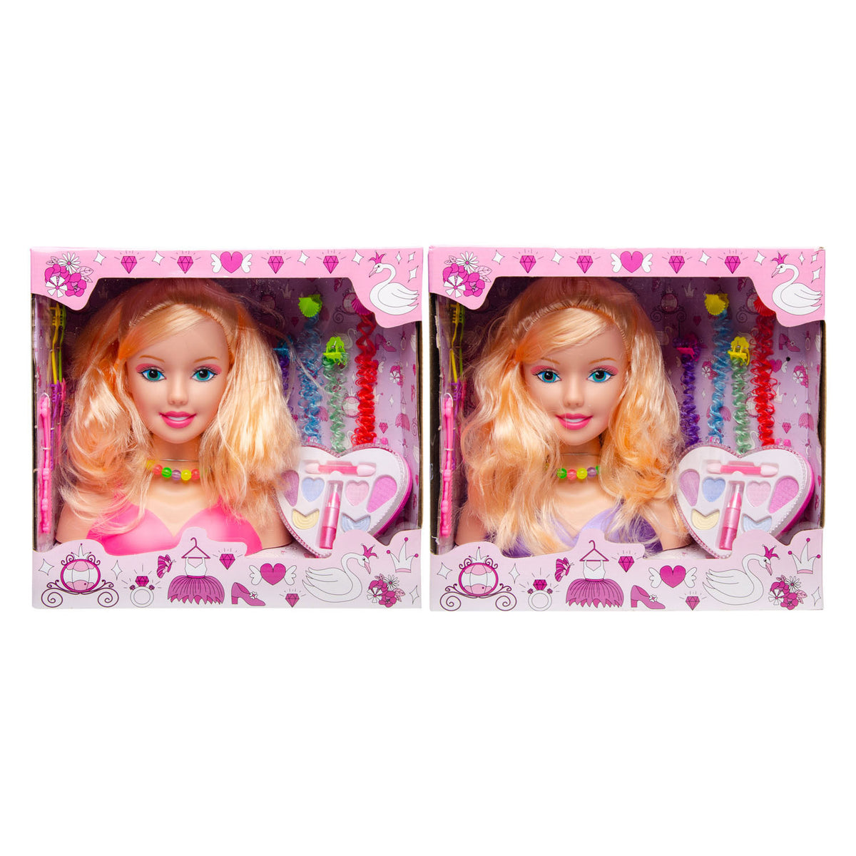 Cabello rubio de maquillaje duckiez pop rubio