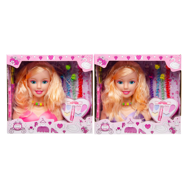 Cabello rubio de maquillaje duckiez pop rubio