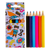 Lápices de colores Duckiez superhéroe, 6 uds.