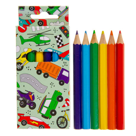 Lápices de colores Duckiez vehículos, 6 uds.