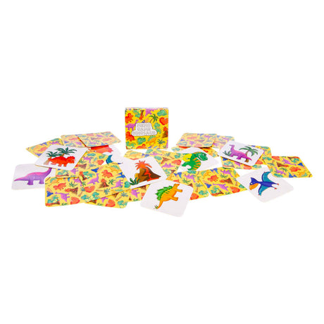 Duckiez mini juego de memoria dino, 28 cartas