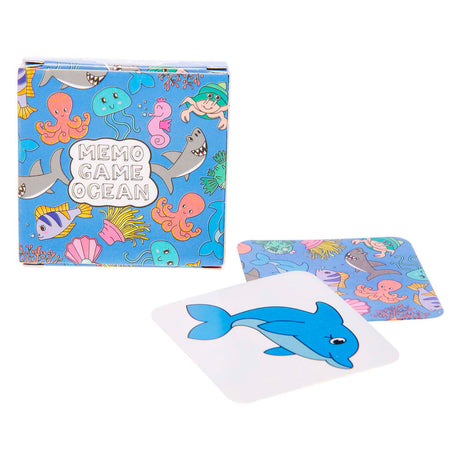 Duckiez mini juego de memoria animales marinos, 28 cartas