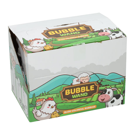 Mini soplador de burbujas Duckiez animales de granja - 24 uds.