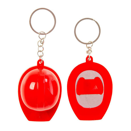 Llavero Duckiez casco de colores con abridor de botellas