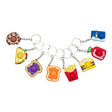 Llavero Duckiez pop it tema de comida