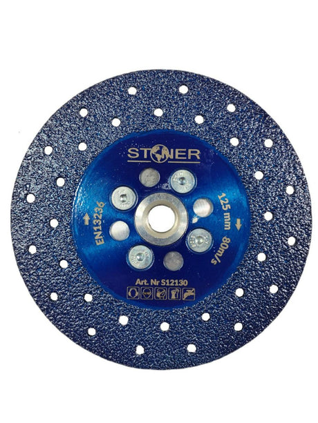Silver diamant slijpschild 125mm stoner